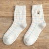 Female autumn and winter stockings towel pure cotton and wool hoop stockings warm Japanese lovely South Korea plush thick stockings - Image 2