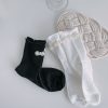 Pearl socks net red curled socks female spring and autumn tube socks small red book ins tide pure cotton fairy stockings - Image 3