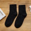 Autumn and winter point wool tube socks socks female solid color long cotton socks day is drawn all kinds of thick female socks - Image 2