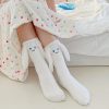 Socks female middle tube socks cartoon rabbit winter warm floor socks plus plush cute Lolita female socks - Image 6